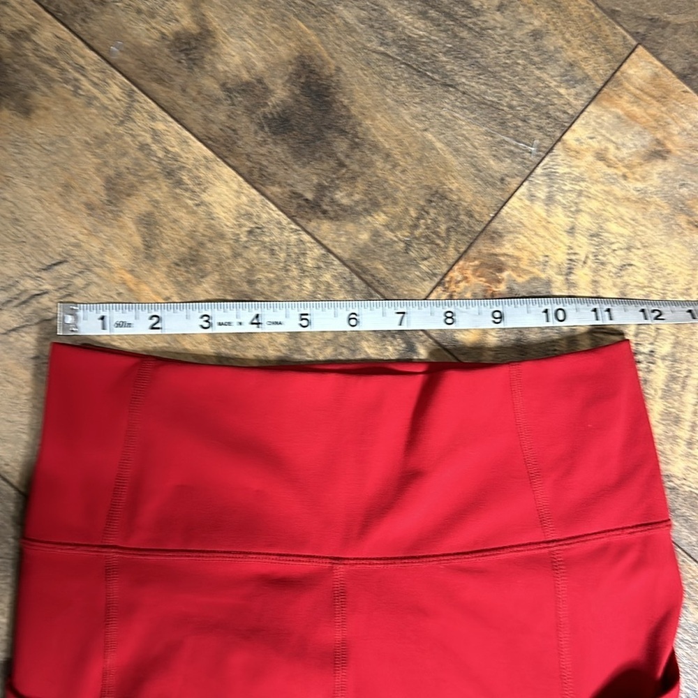 Fabletics Pureluxe Red Capri Workout Leggings, Si… - image 2